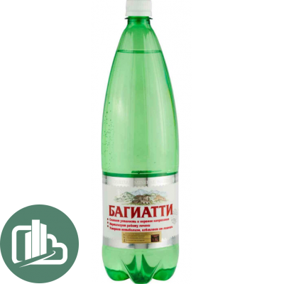 Вода Багиатти 1,5л газ 1/6