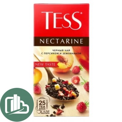 Чай ТЕСС 25пак черн. NECTARINE 1/10