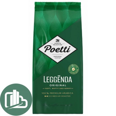 Кофе Паулиг Poetti Leggenda Orginal зерно 1000гр 1/4
