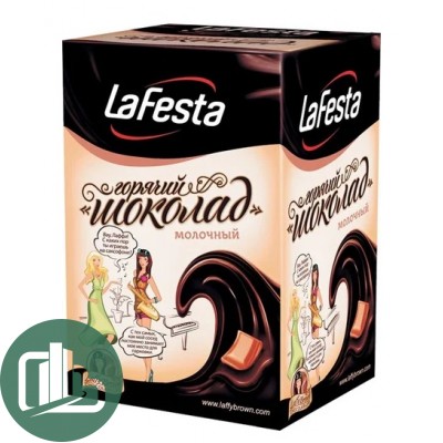 Горячий шоколад  La Festa Молочный 22гр 1/10 (6)