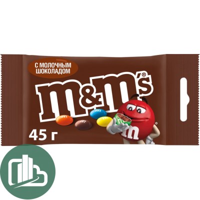 М&M Черный 45гр Шоколадный 1/24
