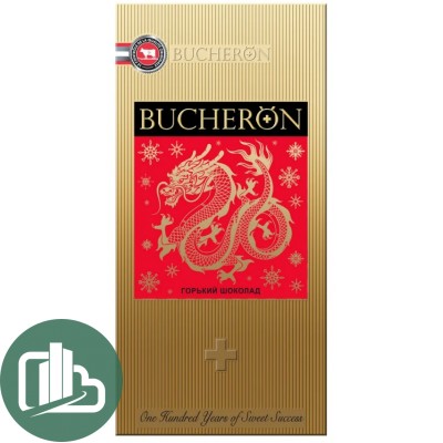 BUCHERON 100гр Горький шоколад 1/10