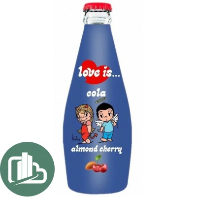 Напиток LOVE IS Кола со вкусом миндаля и черешня 300мл 1/12