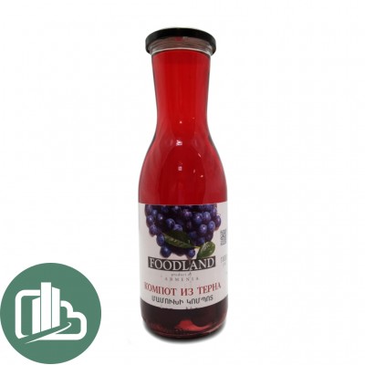 FOODLAND Компот из Терна 1100мл 1/6