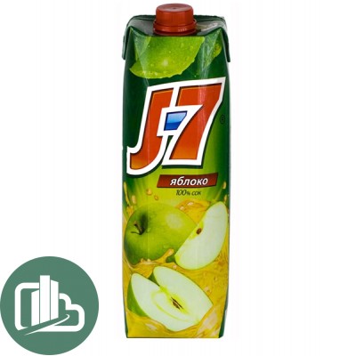 Сок  J7  1л. яблоко 1/12
