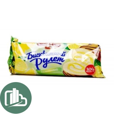 Рулет Русский бисквит ЛИМОН 300гр 1/10