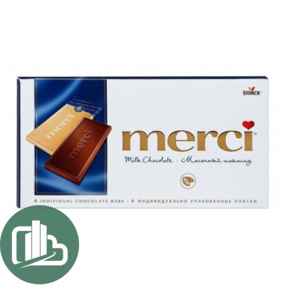 Мерси шок, молочный 100 гр. 1/15