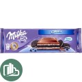 Милка 300гр Oreo 1/12 (молочный шоколад с печеньем Oreo),