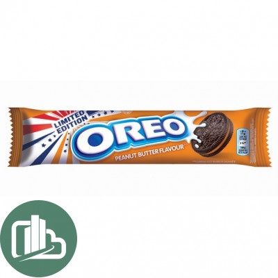 Печенье Oreo 154гр. с арахисовым маслом 1/16