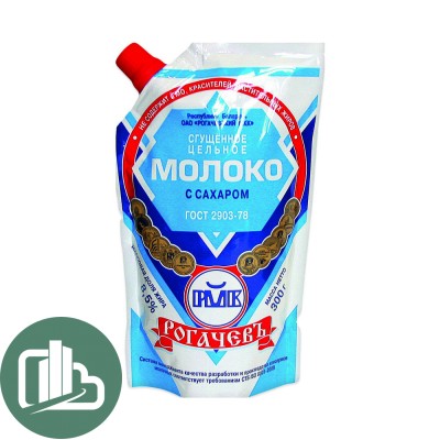 Сгущенное молоко Гост "Рогачев" 270гр 1/24 Дой-Пак