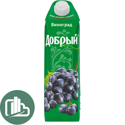 Добрый 1л Виноград Красный 1/12