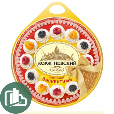 Корж Невский светлый 400 гр., 1/10